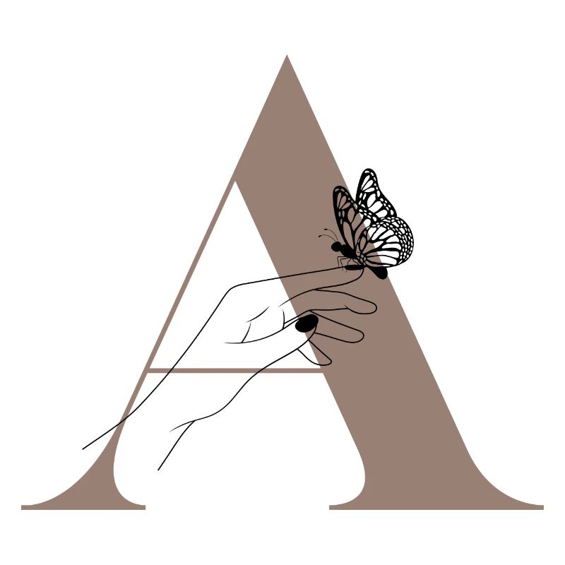 Magic butterfly letter