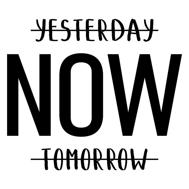 Yesterday Now Tomorrow Gestern Jetzt