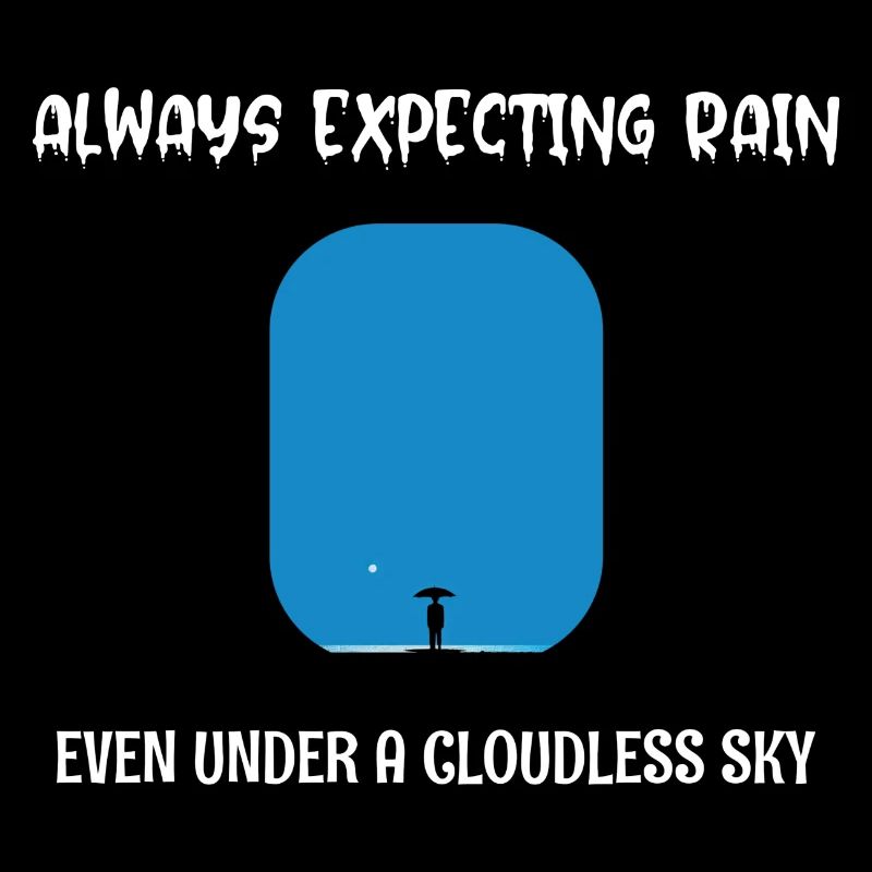 Always Expecting Rain even under a cloudless Sky