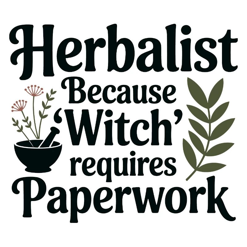 Herbalist Because Witch Requires Paperwork