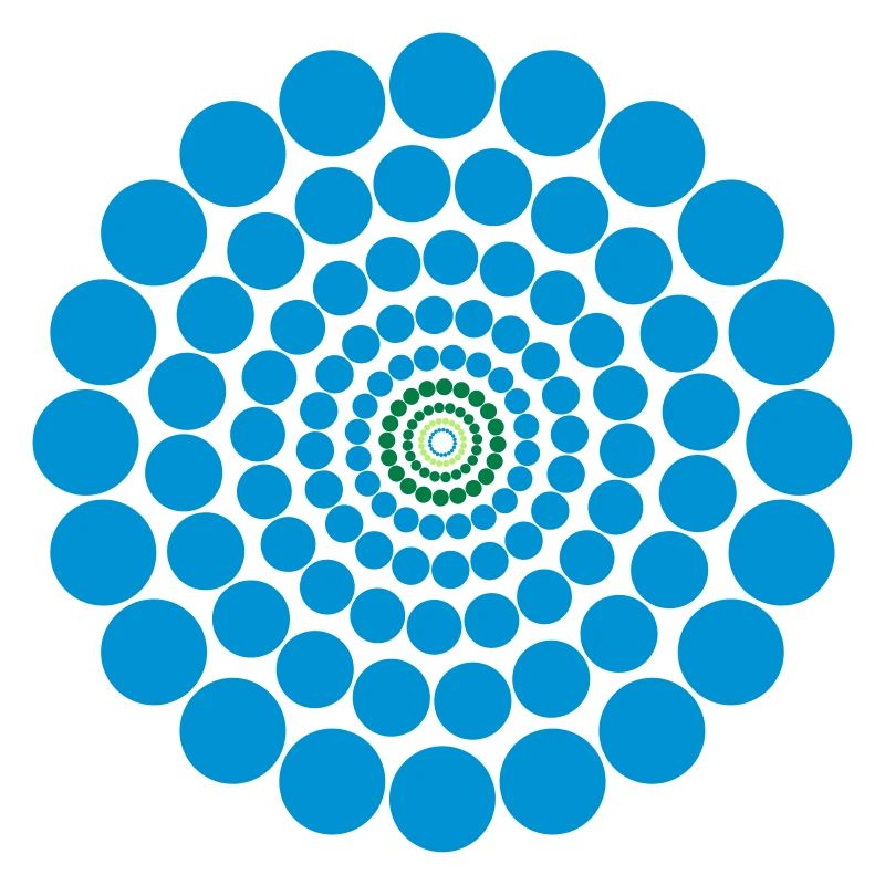 Circle Pattern Art Abstract Magical Gift Cool