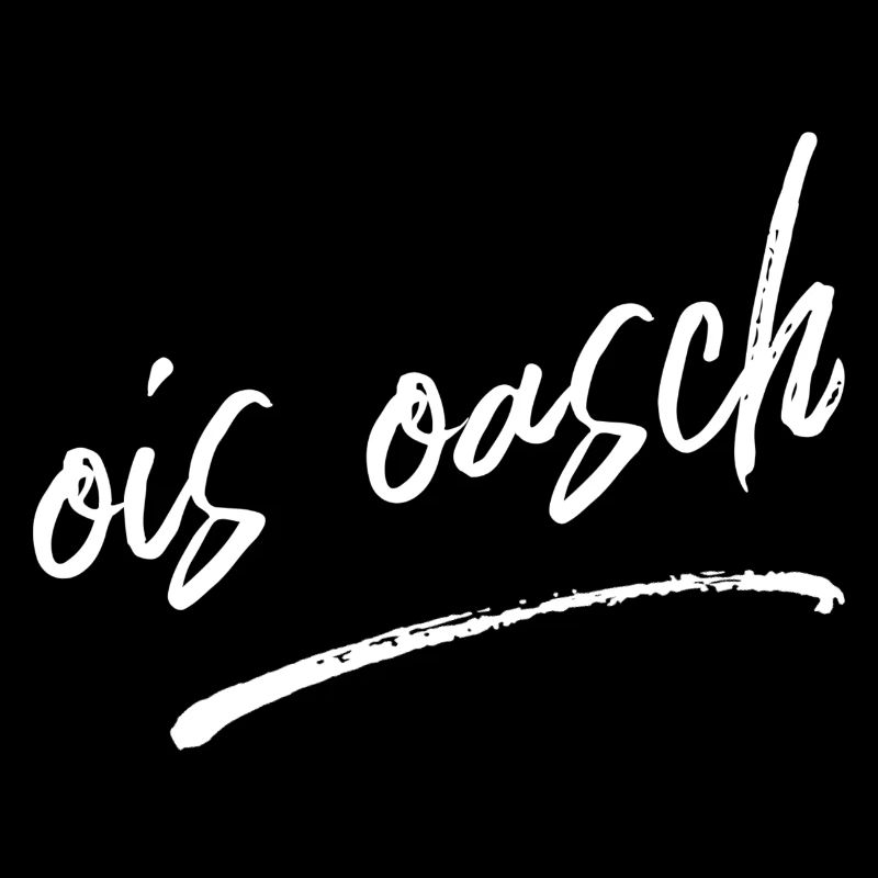 Handschrift Everything stupid Viennese dialect dialect