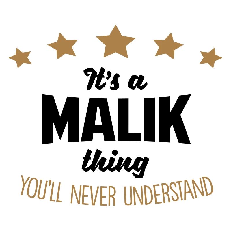 It's a malik name thing stars never under