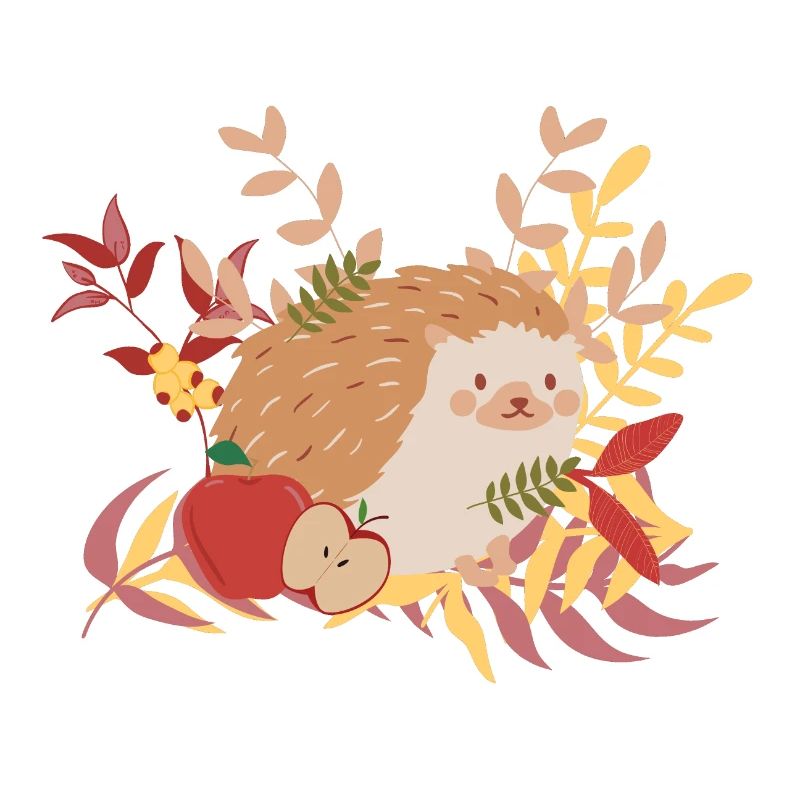 Hérisson d'automne
