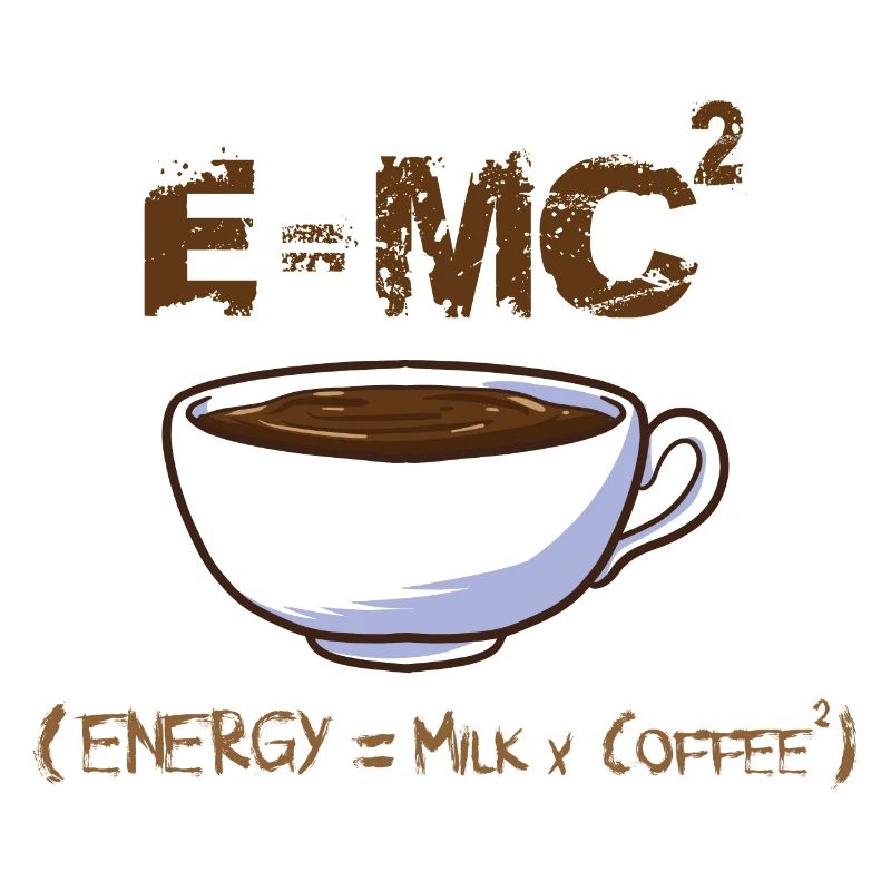 Coffee formula molecule energy - saying caffeine