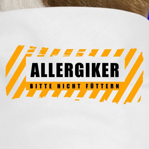 Allergiker Hund - bitte nicht füttern - Hunde-Bandana