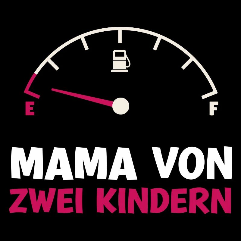 Tank leer Mama von 2 Kindern Mutter Muttertag Kind