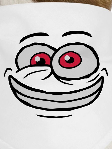 Crazy Comic Face Design