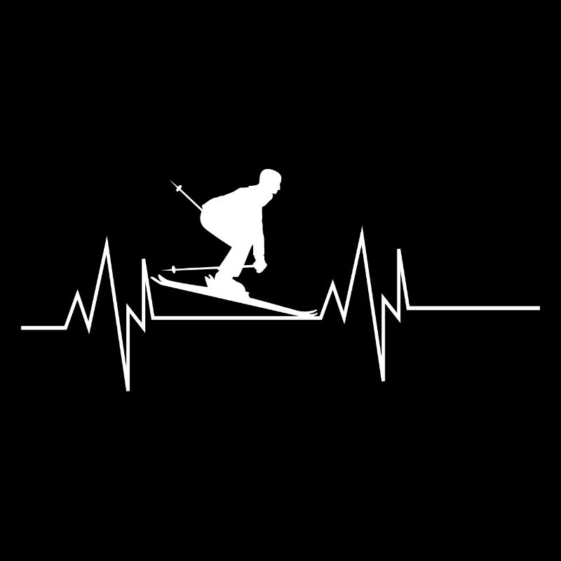 Rythme cardiaque de ski