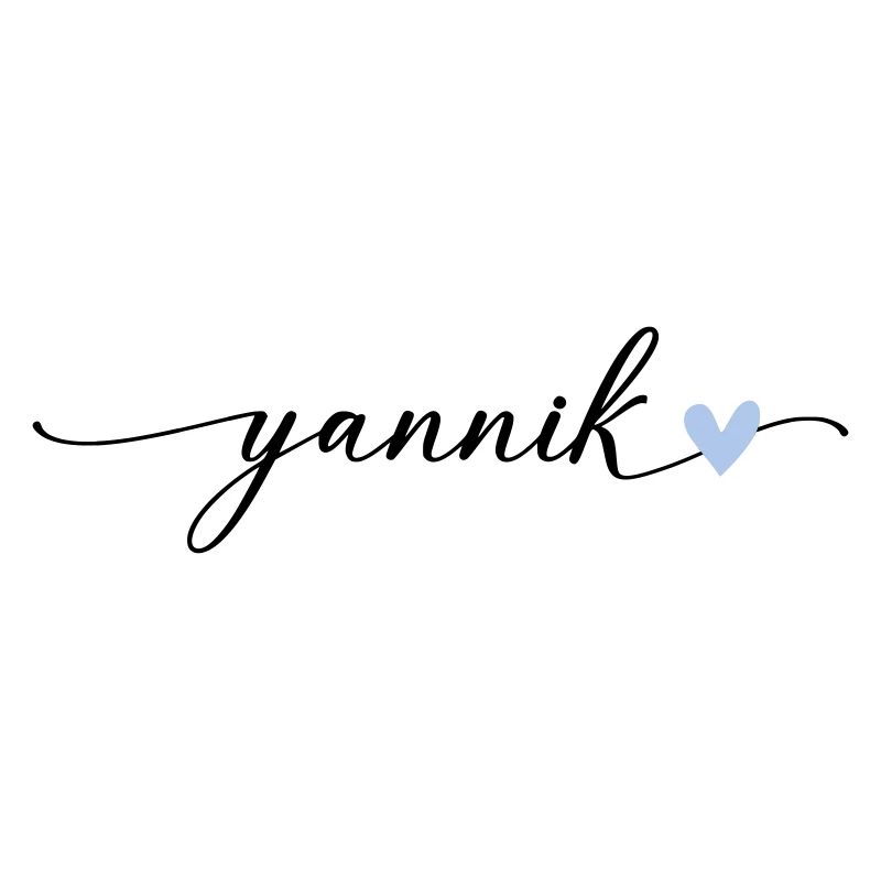 Yannik Name Calligraphy Font