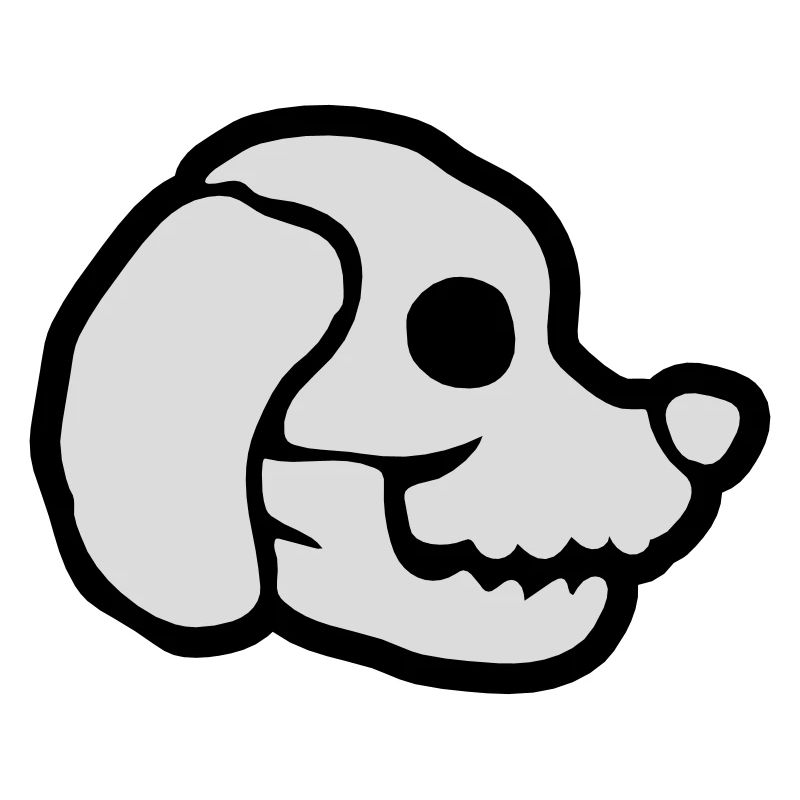 Dogs Skull Halloween Skeleton