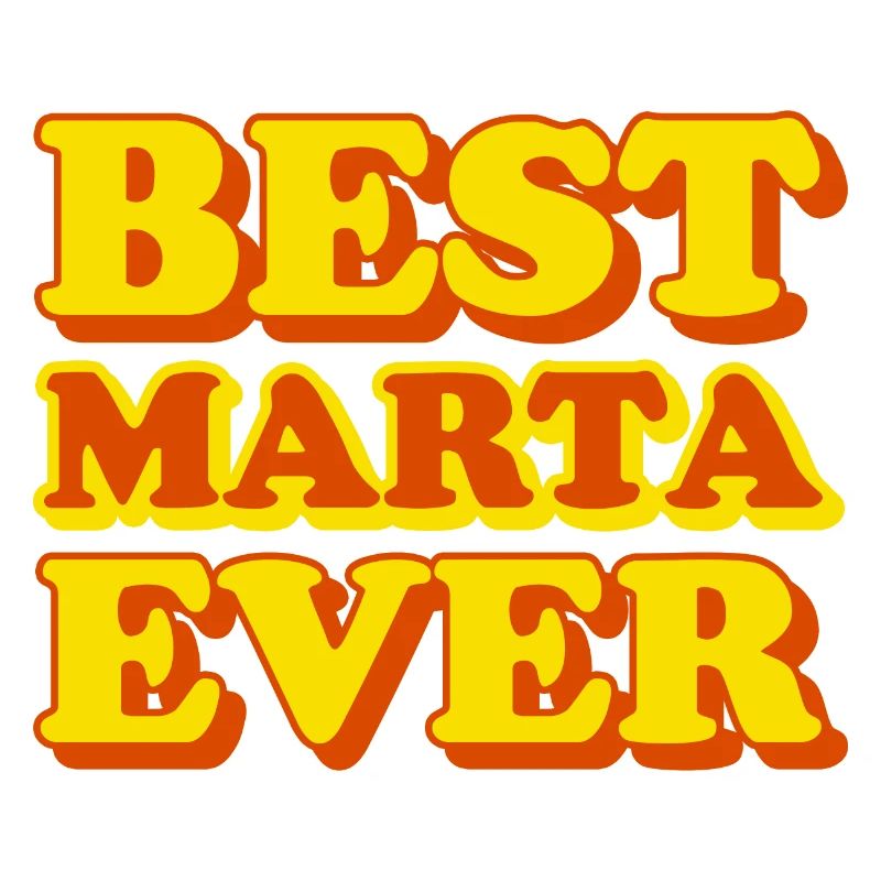 Funny gift with first name Marta