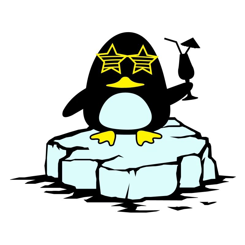 beach pinguin eisscholle