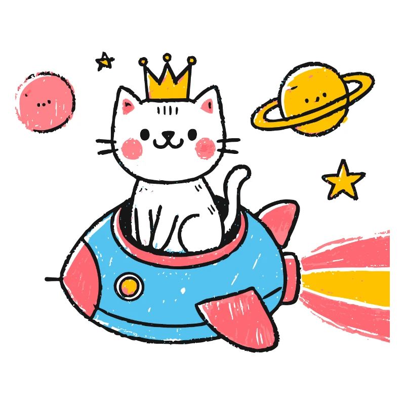 Chat dans l’espace