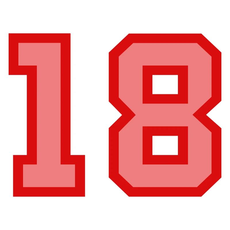 Cool Retro Retrostyle Jersey Number Back Number