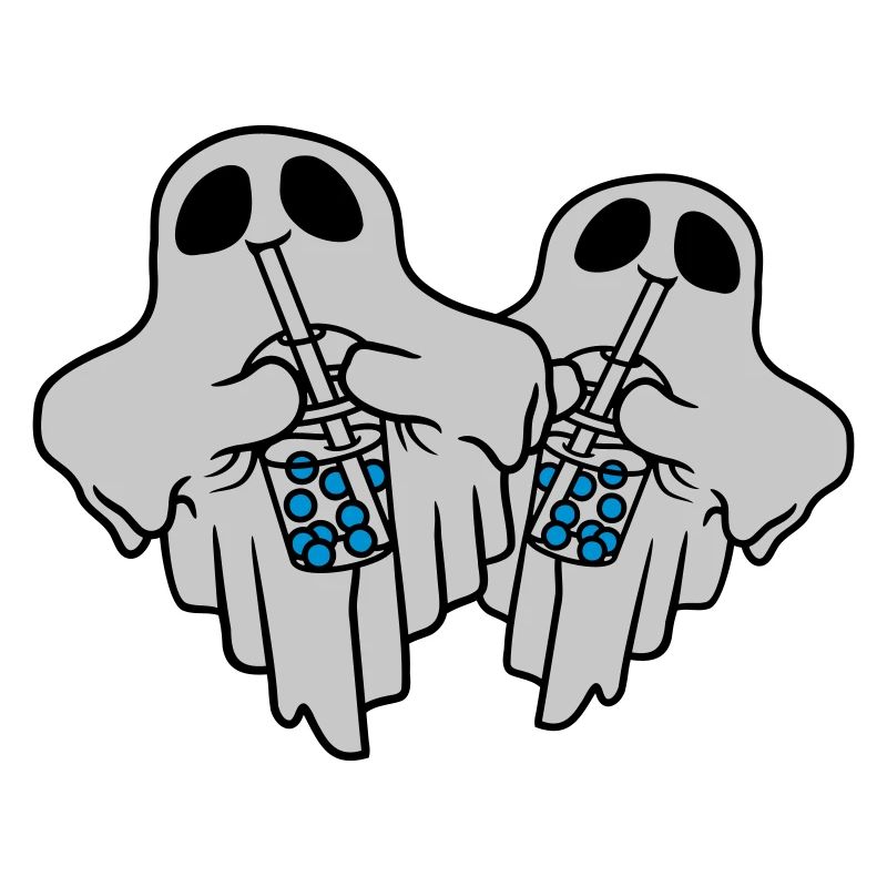 2 Bubble Tea Ghosts