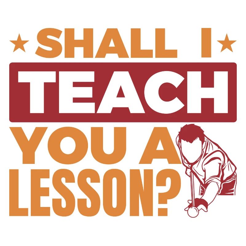 Witziger Billard Spruch