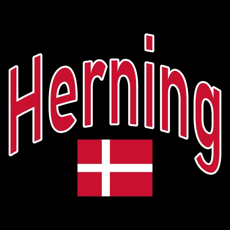 Drapeau de Herning Danemark