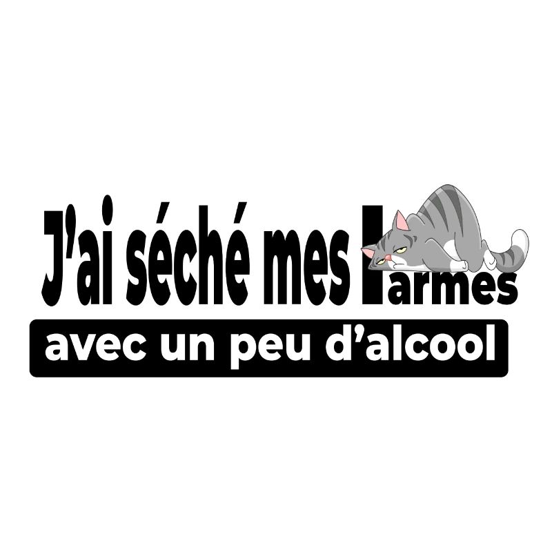 J'ai séché mes larmes avec un peu d'alcool design
