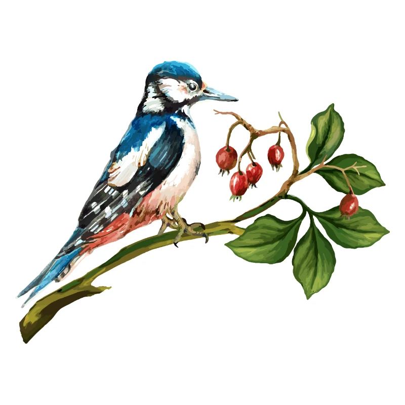 Oiseau coloré