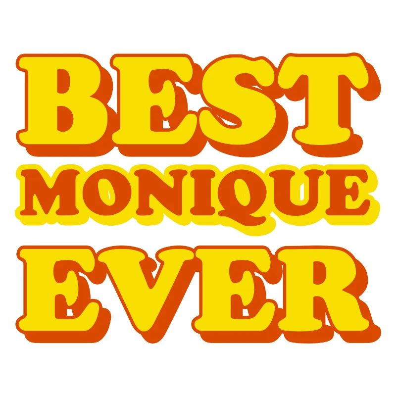 Funny gift with first name Monique