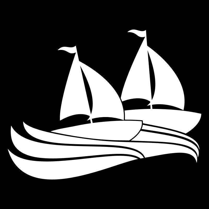 Deux navires Régate par équipe Régate de voile de compétition