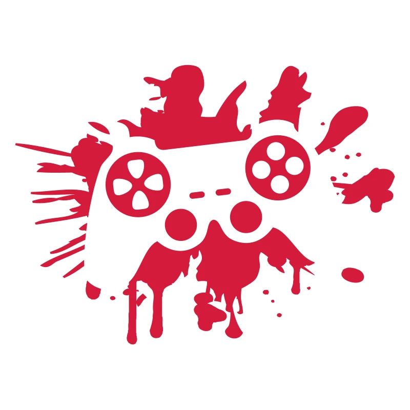 controller blood spatter drip graffiti klex