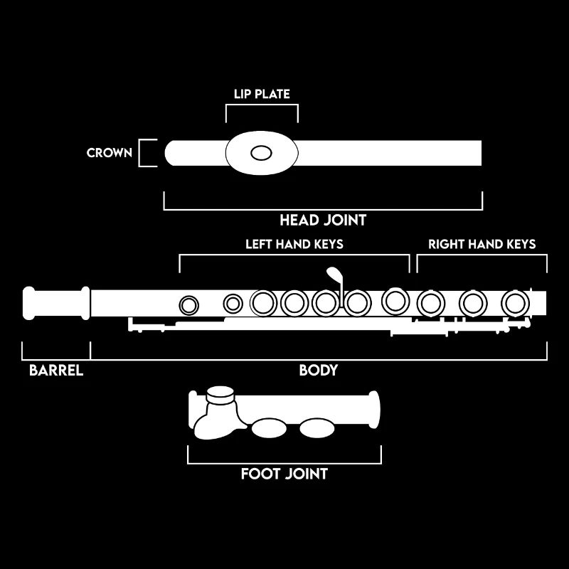 Flûte transversale Description Structure
