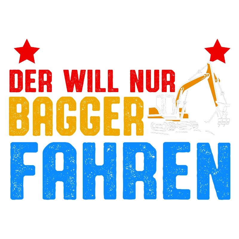 Der will nur Baggern Bagger fahren