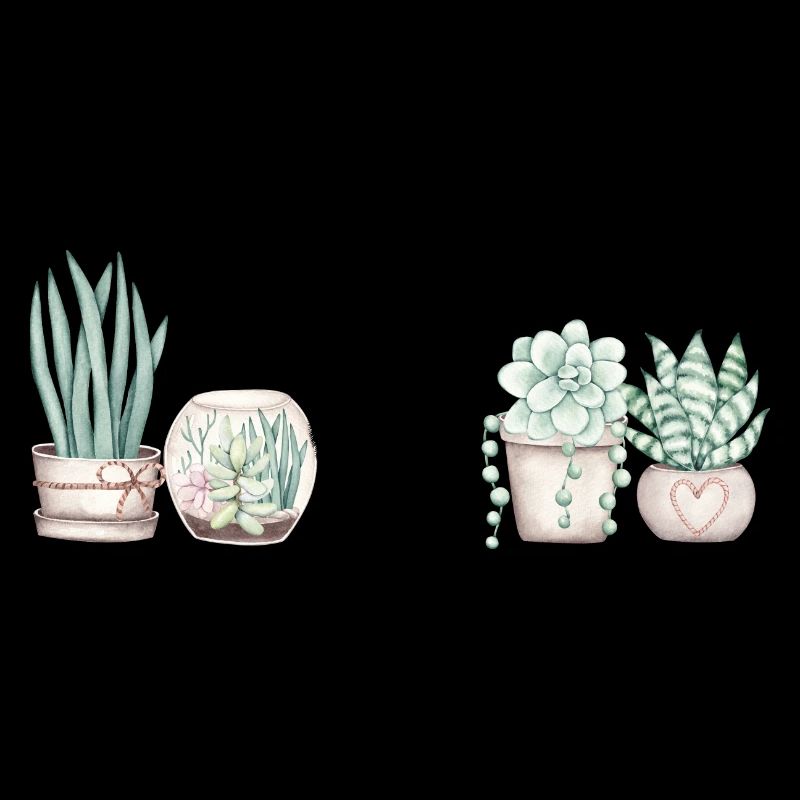 Chat et chatons De Fleuri Cactus