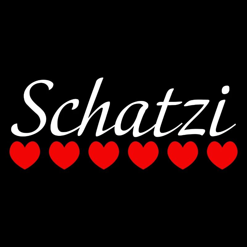 Herzchen Schatzi white