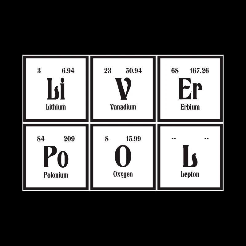 | de Liverpool Tableau périodique des éléments