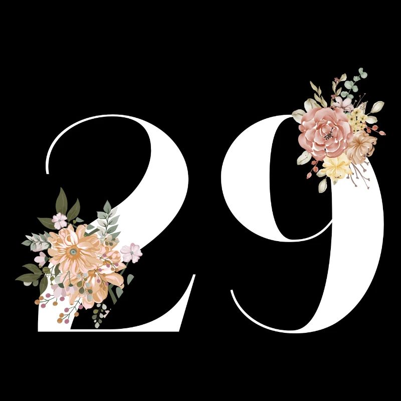29e anniversaire fleuris (Cadeau de 29 ans)