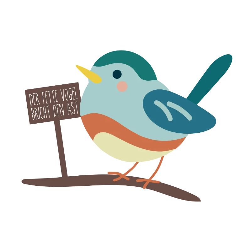 Dicker Vogel