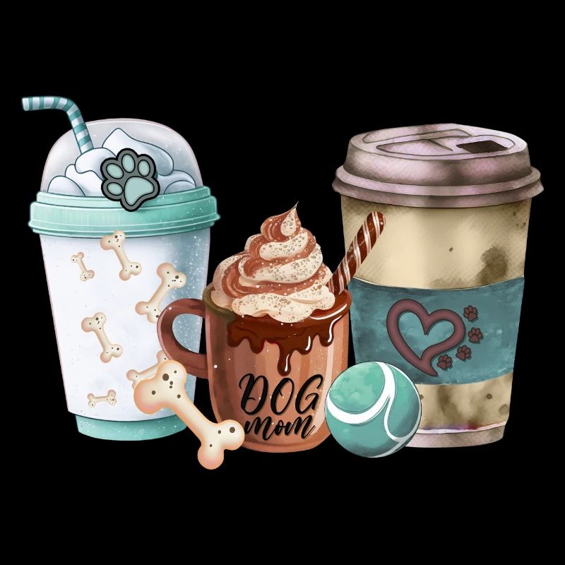 Les mamans chiens adorent le café