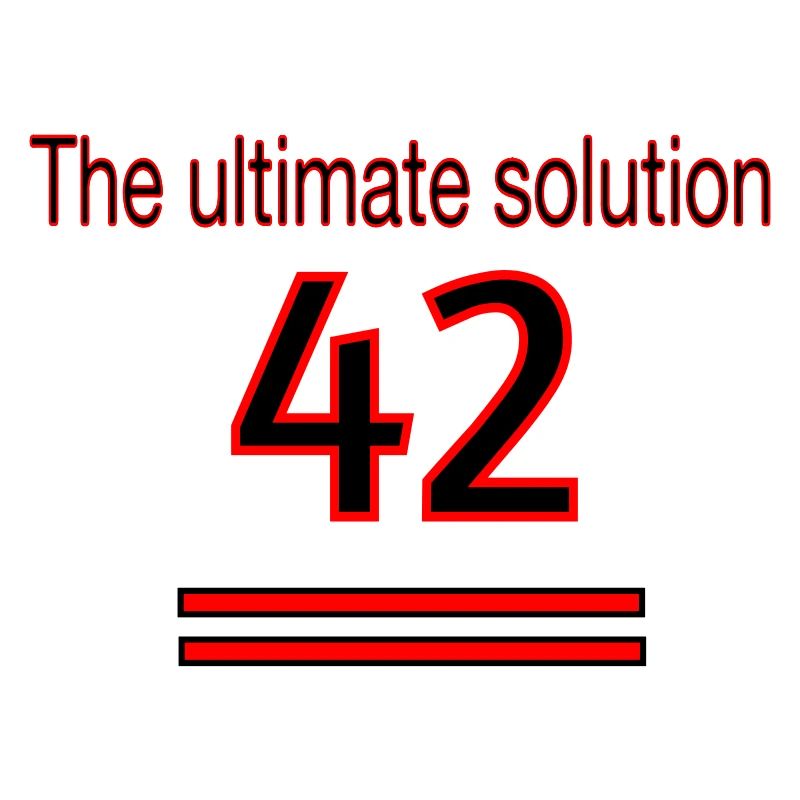 The ultimate solution