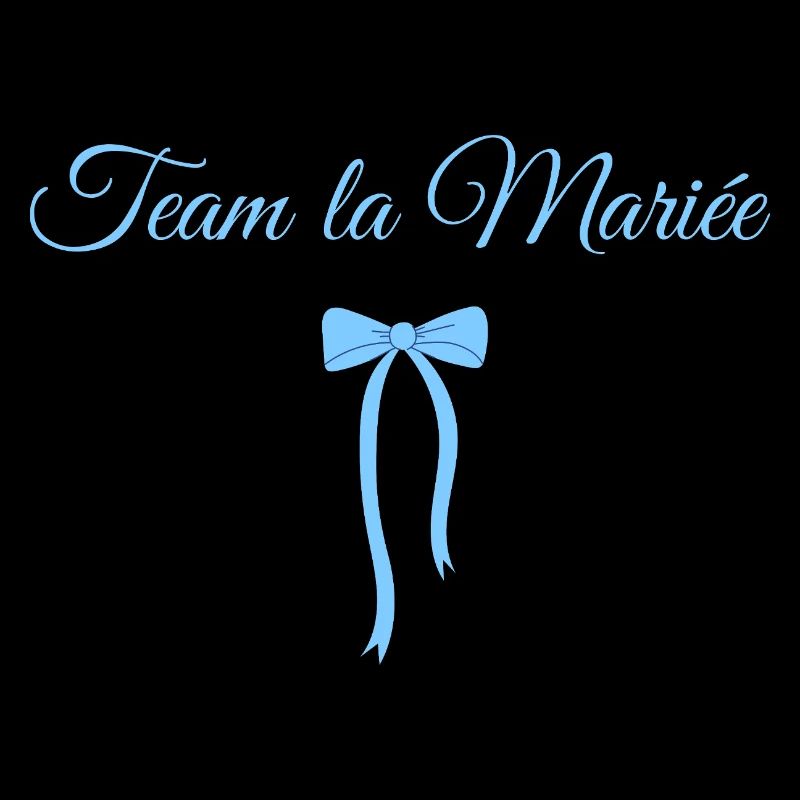 Team The Bride Blue Bow