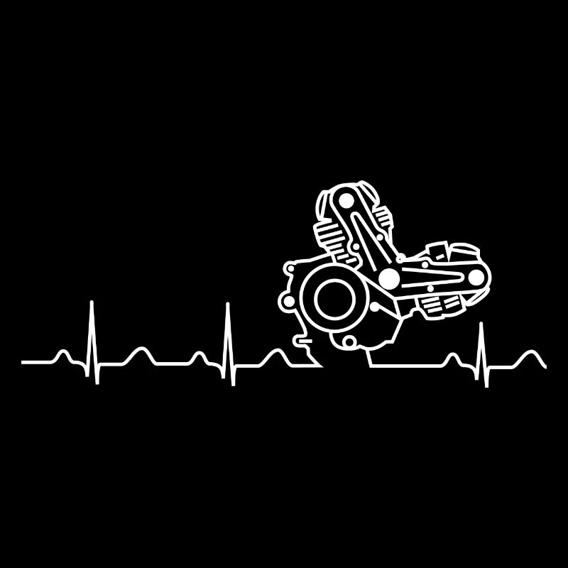  Heartbeat white