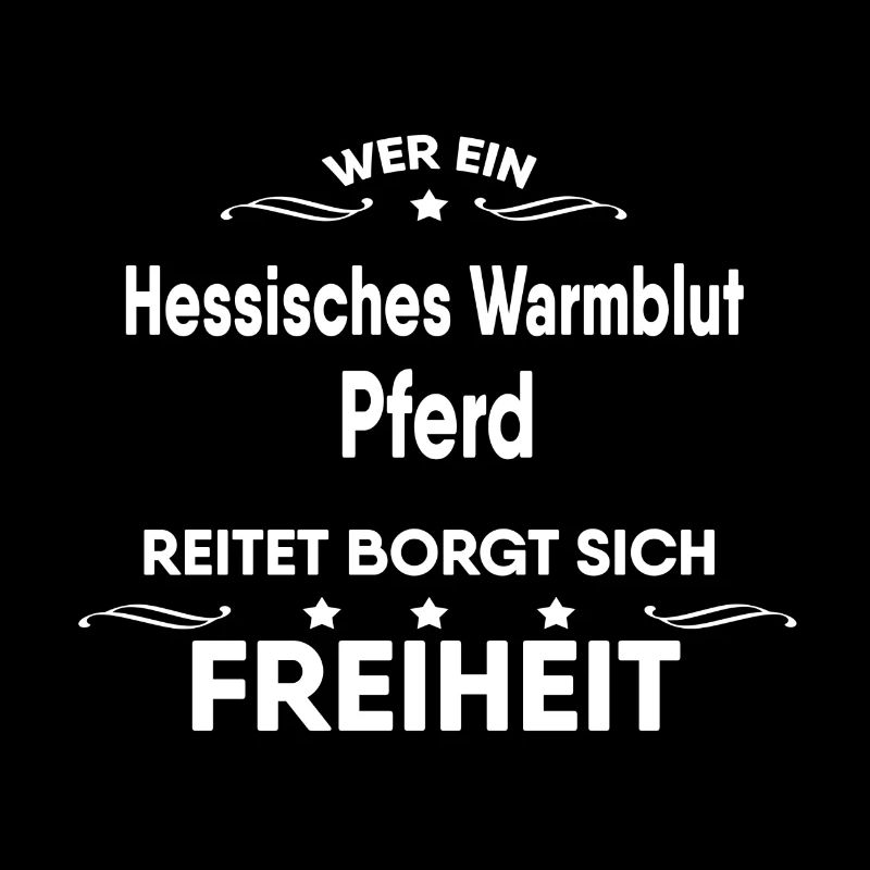 Hessisches Warmblut Pferd Geschenk