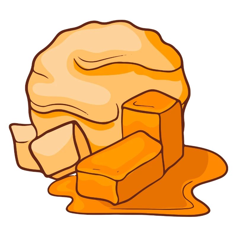 Karamell Eis Speiseeis Eiskrem Eiscreme Kugeleis