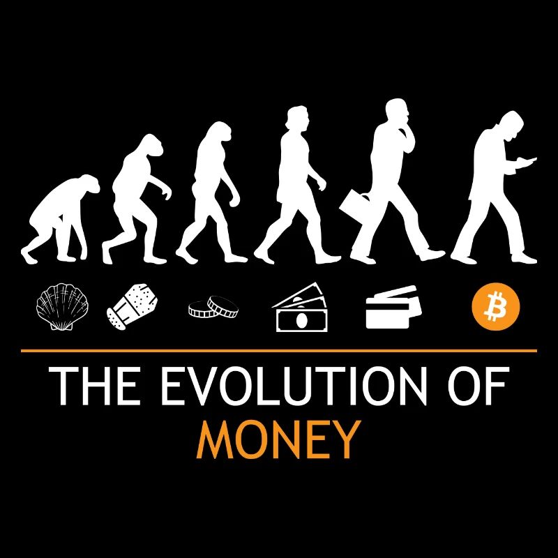 Die Evolution der Geld-Bitcoins