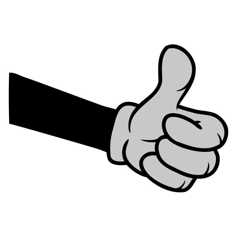 OK Comic Hand Daumen