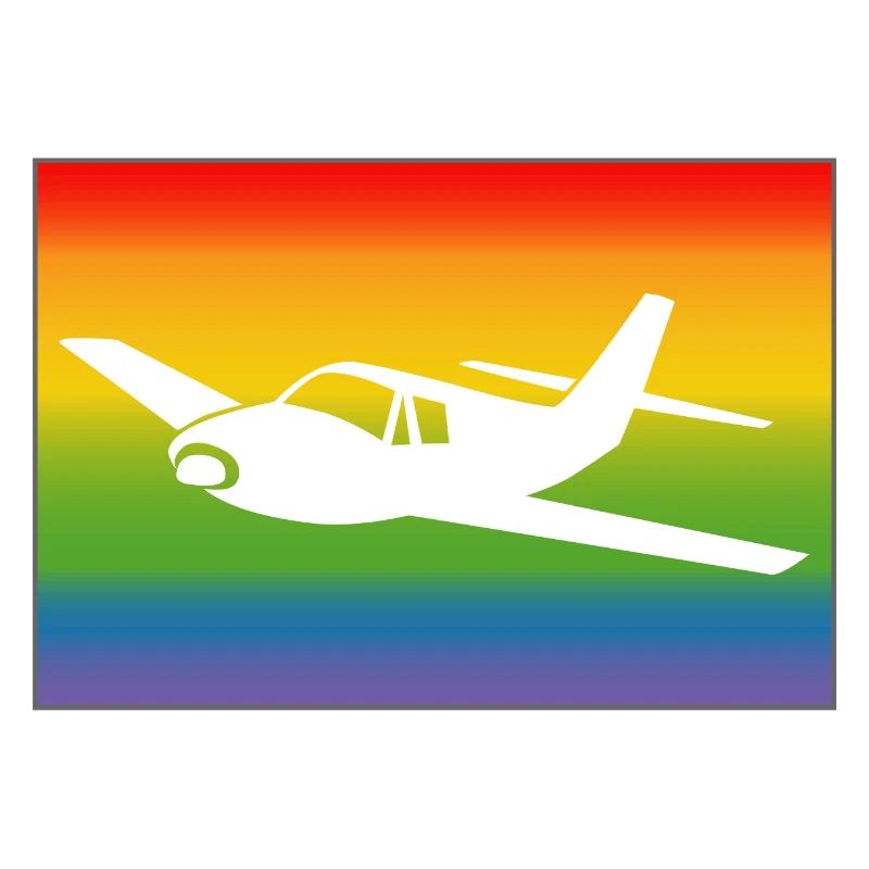 Airplane Rainbow