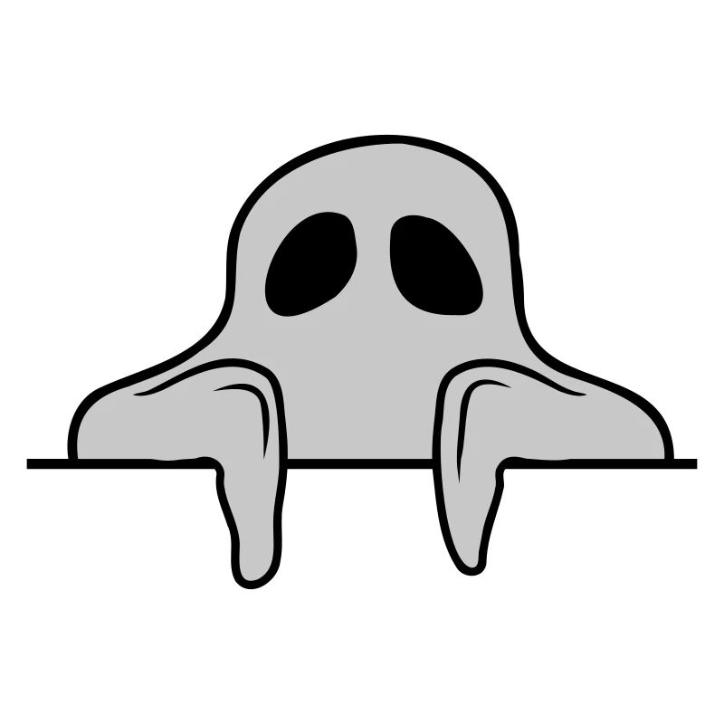 Ghost Behind Wall Comic