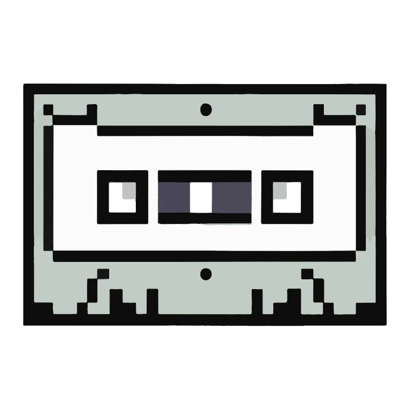 Cassette Idée cadeau rétro pixélisée