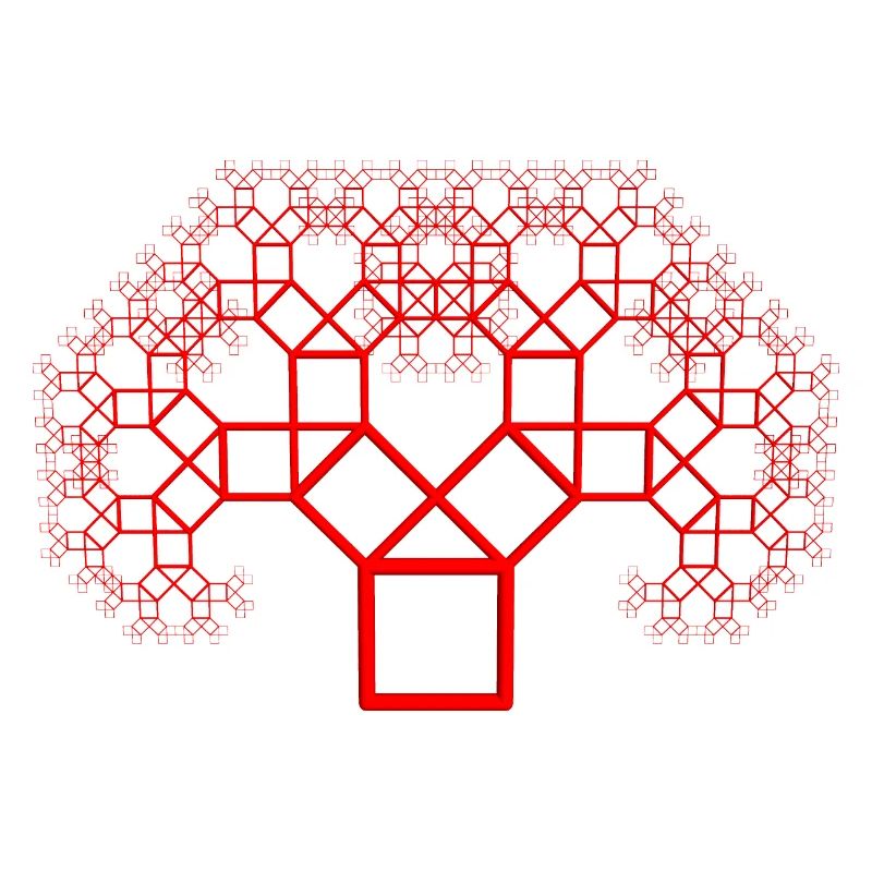 Pythagorasbaum rot