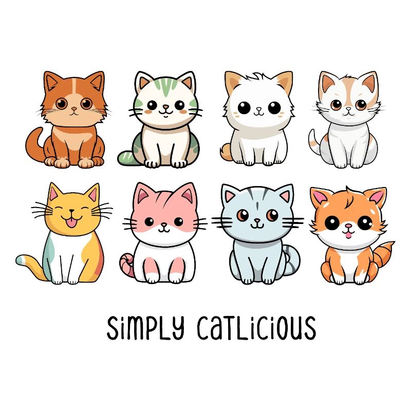 Chat mignon chat amis drôle dicton cadeau