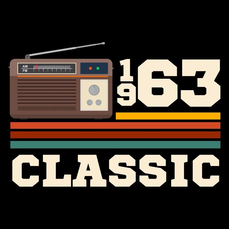 Anniversaire 1963 retro classic