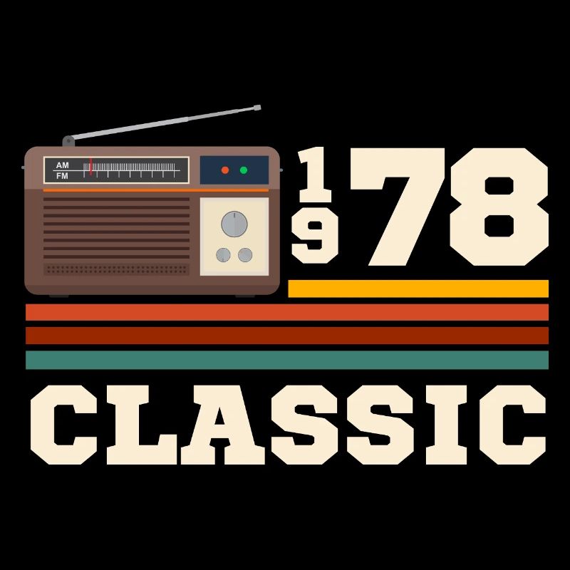 Anniversaire 1978 retro classic
