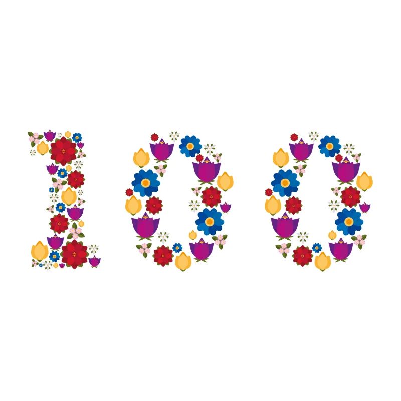 Fleurs 100